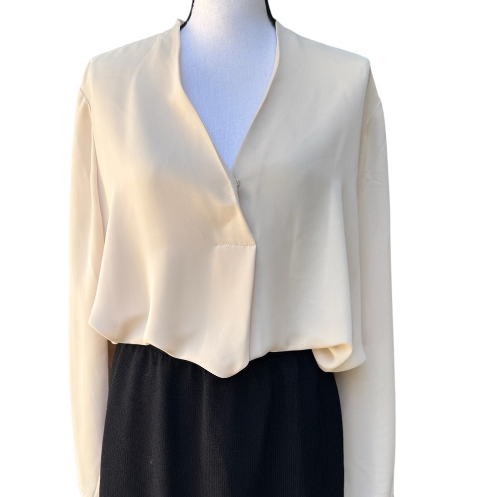 NIC+ZOE NEW Cream Flowing Ease Blouse Size 1X